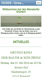 Mobile Screenshot of gruene-wunstorf.com